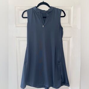 Hartpor Grey Sleeveless Athletic Dress Built-In Shorts Size Women’s Medium